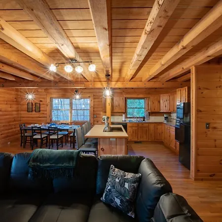 Treetops Cabin Easy To Asheville With Fast Wifi And Great View Swiss Exterior photo